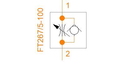 FT267/5-100 (OR seals on conical seating)